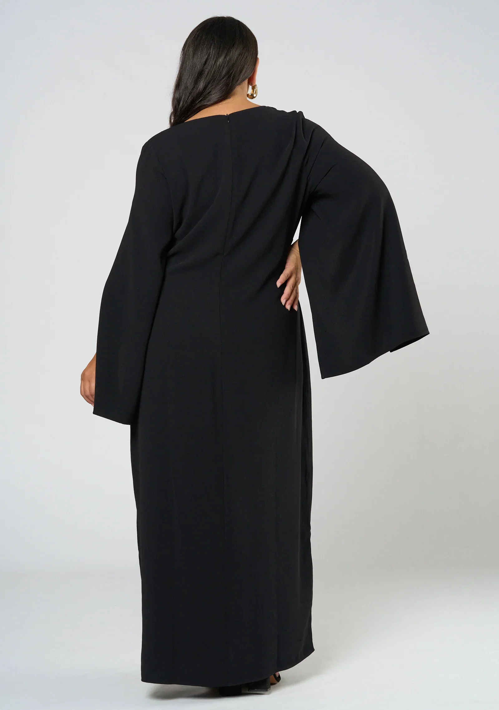 Main Character Maxi Cape Dress - Image 7