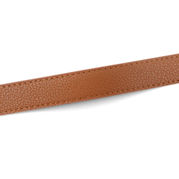 Marina Leather Knot Waist Belt - Tan - Image 4