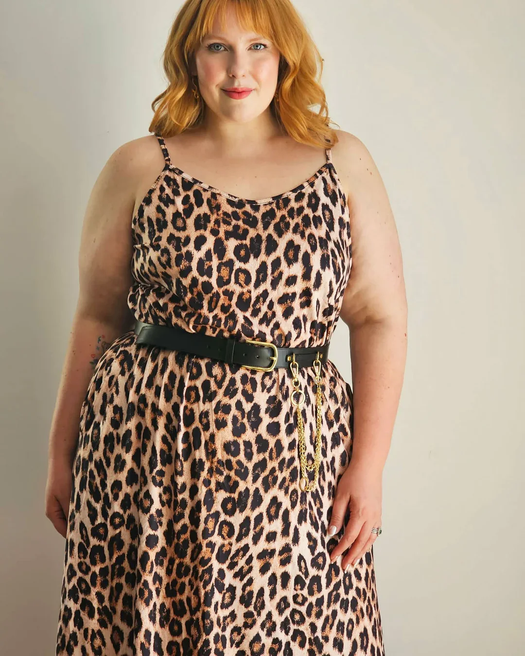 Maxi Slip Dress in Leopard Print - Image 7