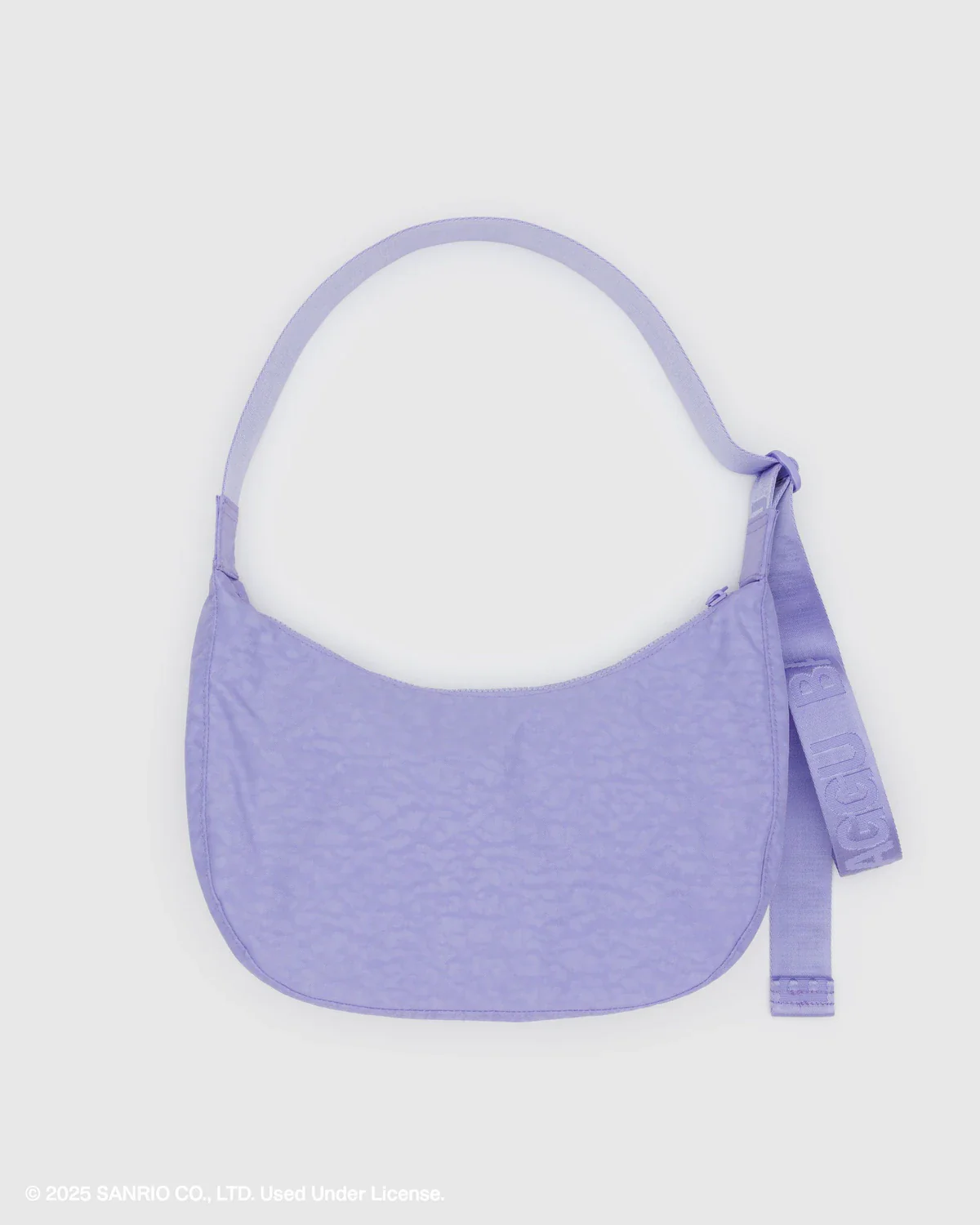 Medium Nylon Crescent Bag - Embroidered My Melody Strawberry - Image 4