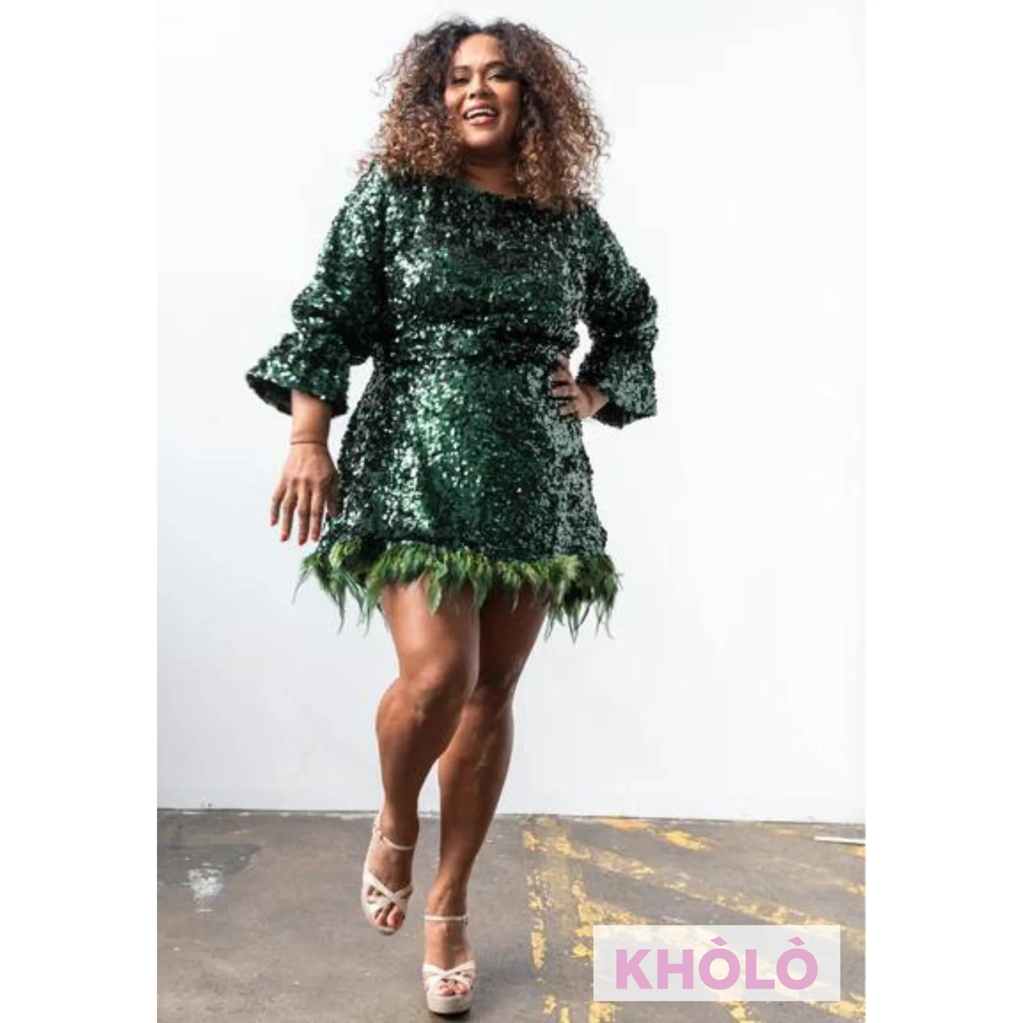 Mindy Sequin Shift Dress - Image 4
