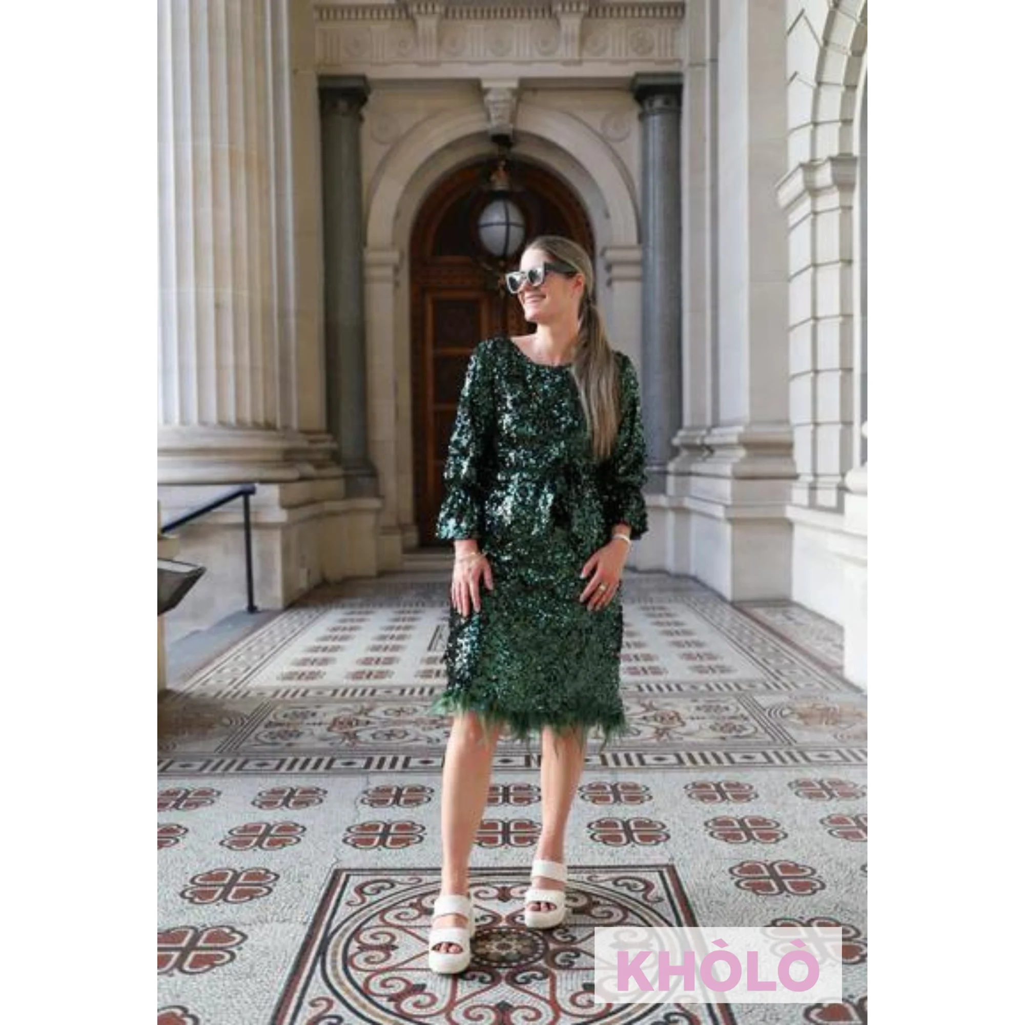 Mindy Sequin Shift Dress - Image 6