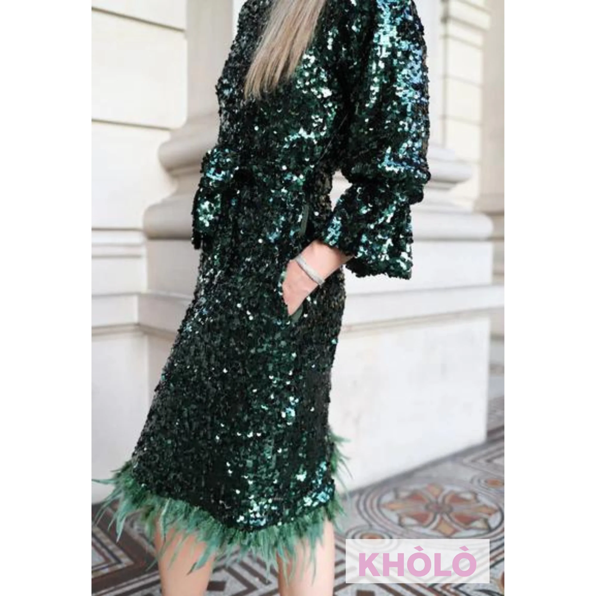 Mindy Sequin Shift Dress - Image 9