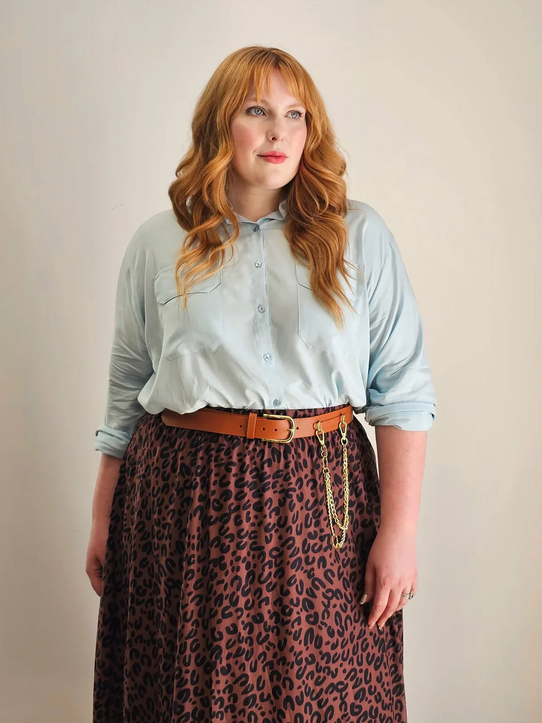 Mooku Mesh Skirt in Leopard Print - Image 5