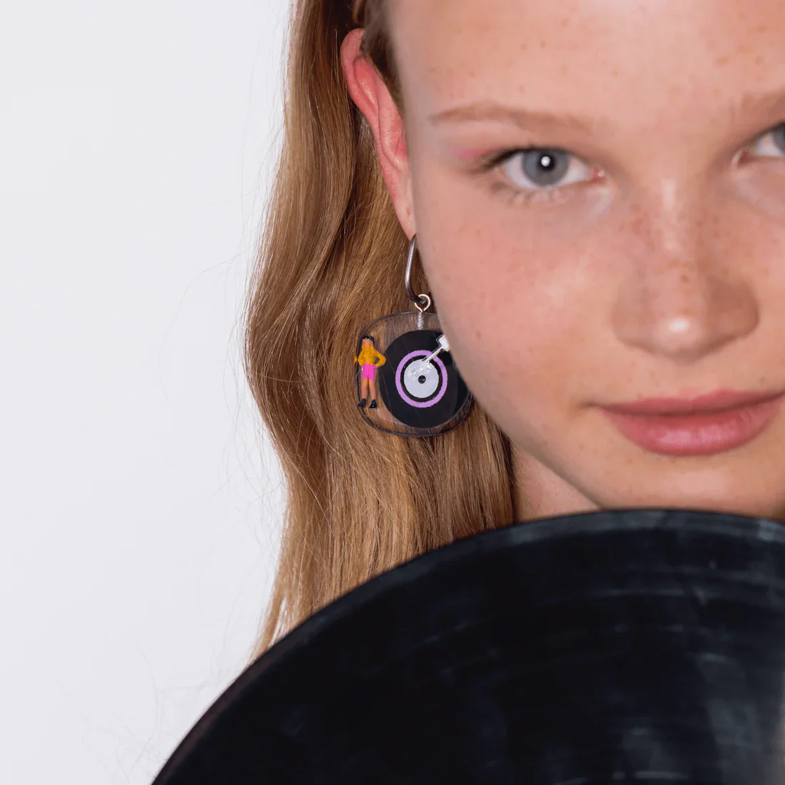 Music Lovers Just Vinyl Earrings - Image 4