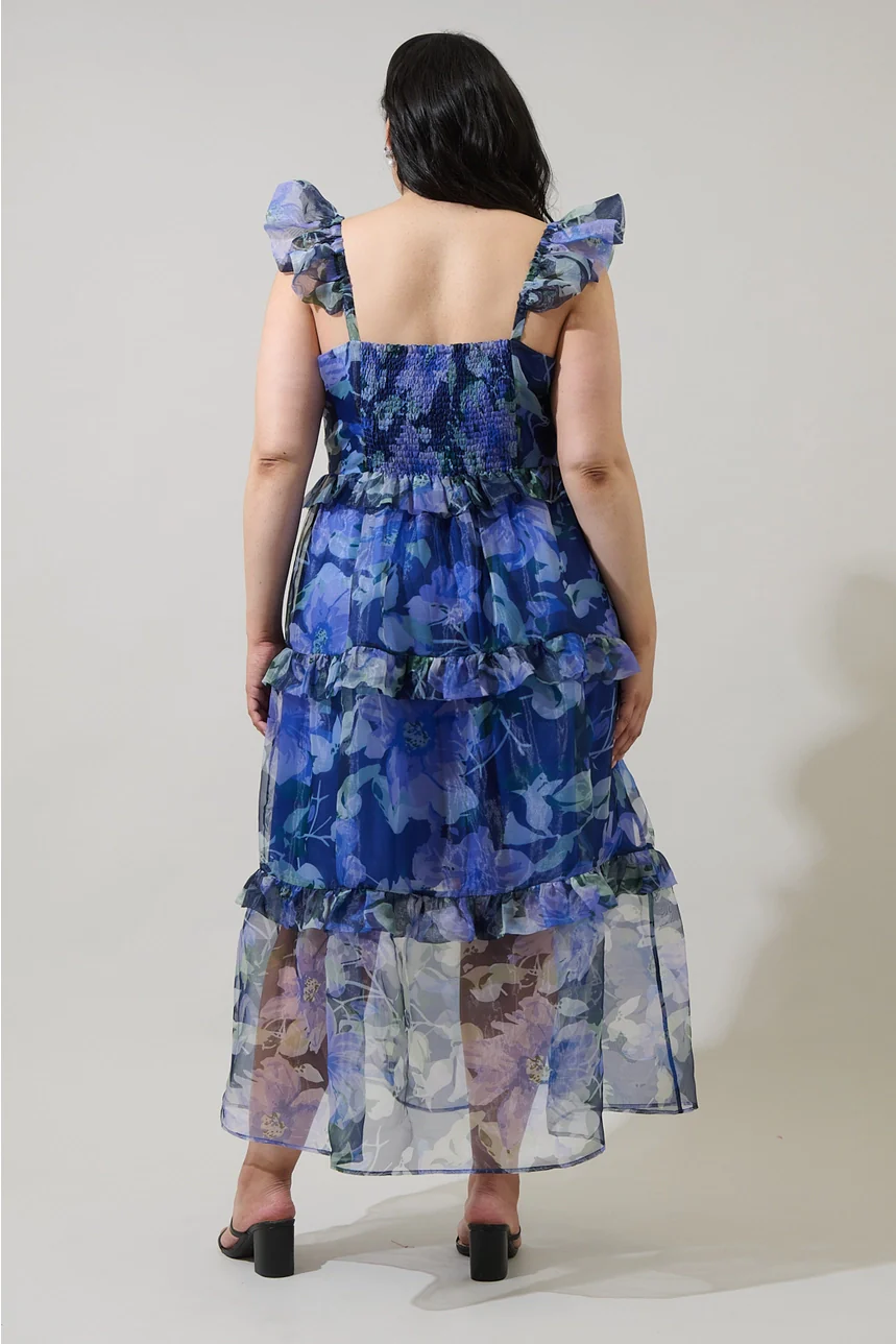 Mylie Organza Truth Tiered Maxi Dress - Image 3