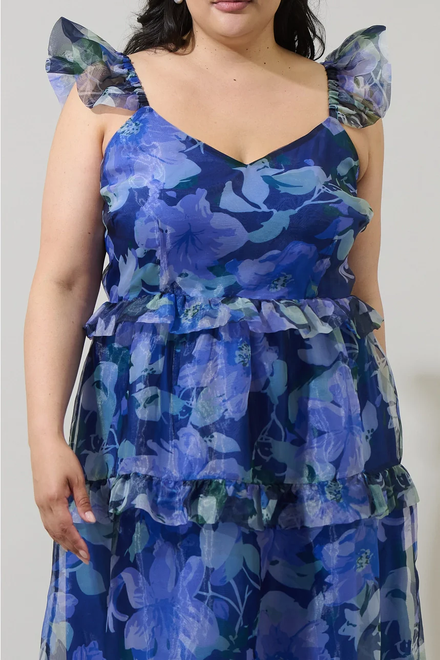 Mylie Organza Truth Tiered Maxi Dress - Image 5
