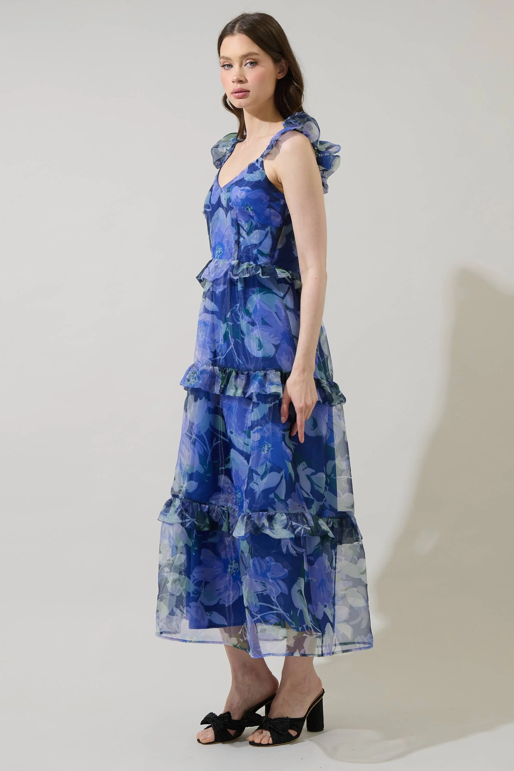 Mylie Organza Truth Tiered Maxi Dress - Image 7
