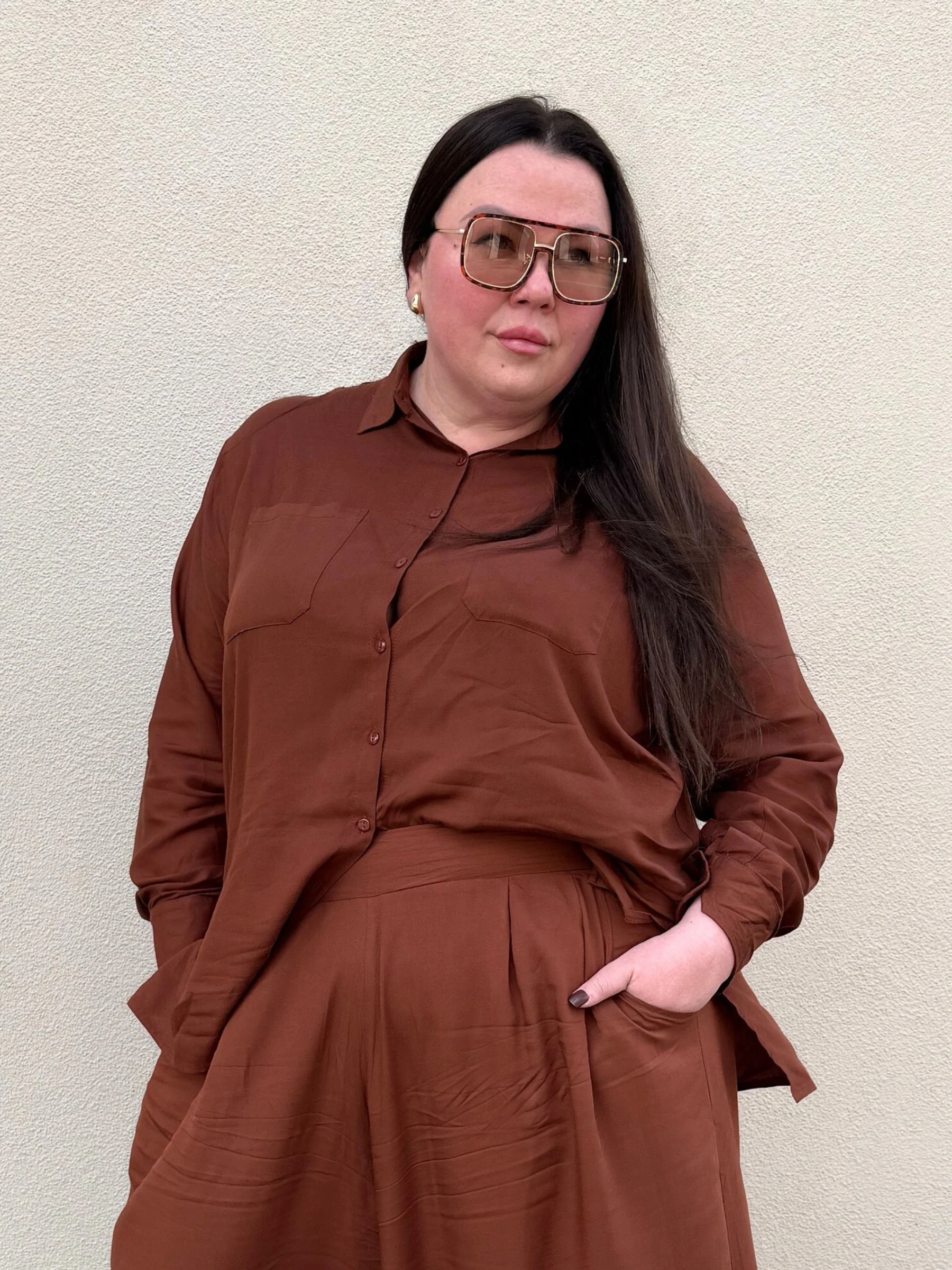 Nina Shirt in Cocoa - Image 6