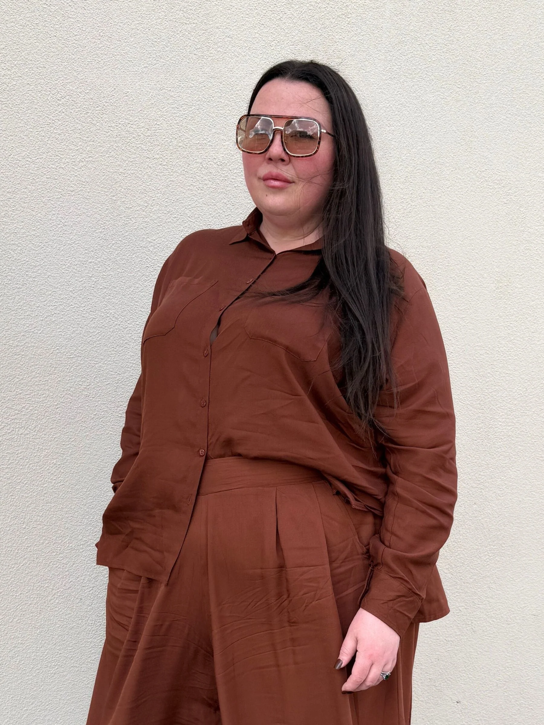 Nina Shirt in Cocoa - Image 8