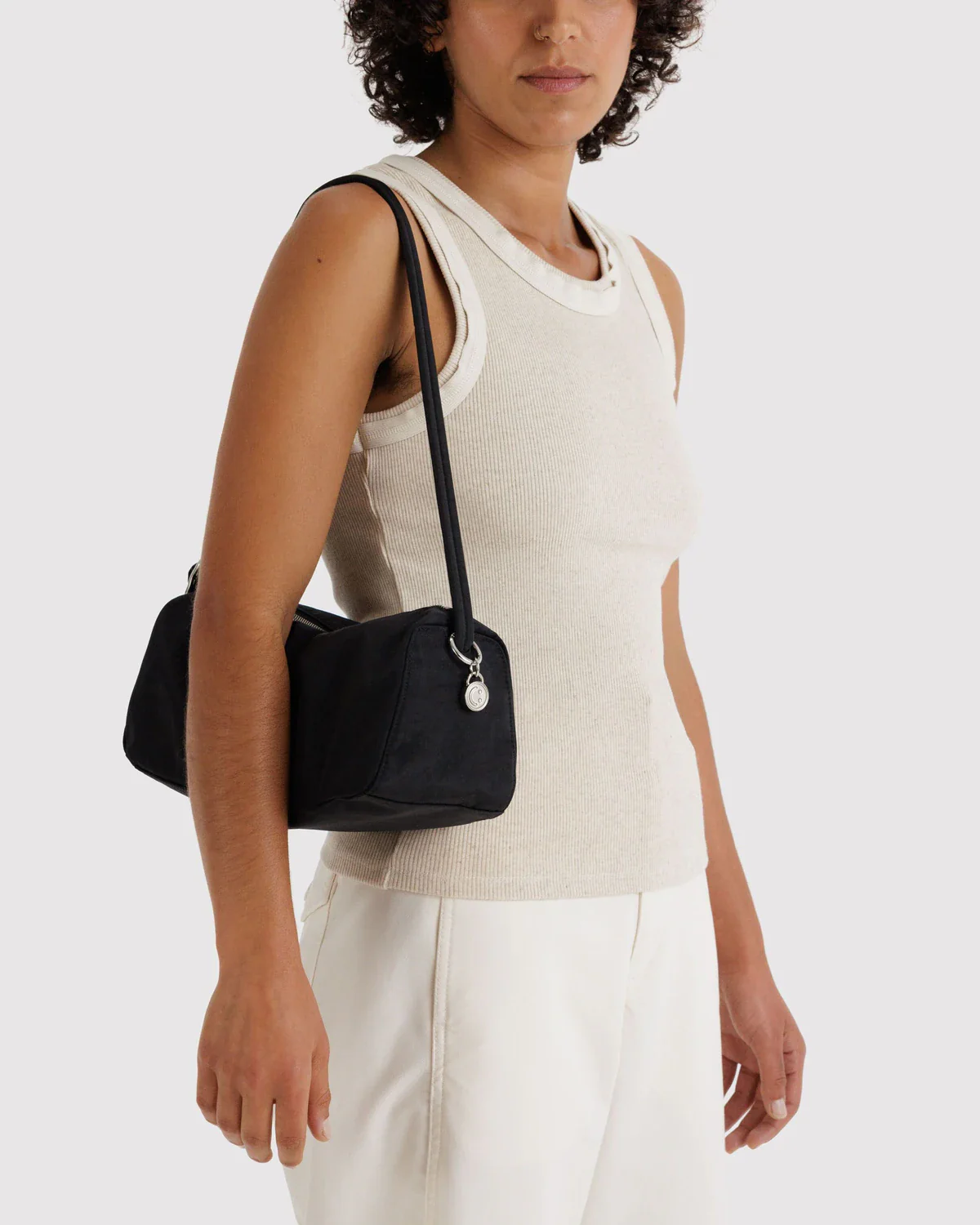 Nylon Loaf Bag - Black - Image 2
