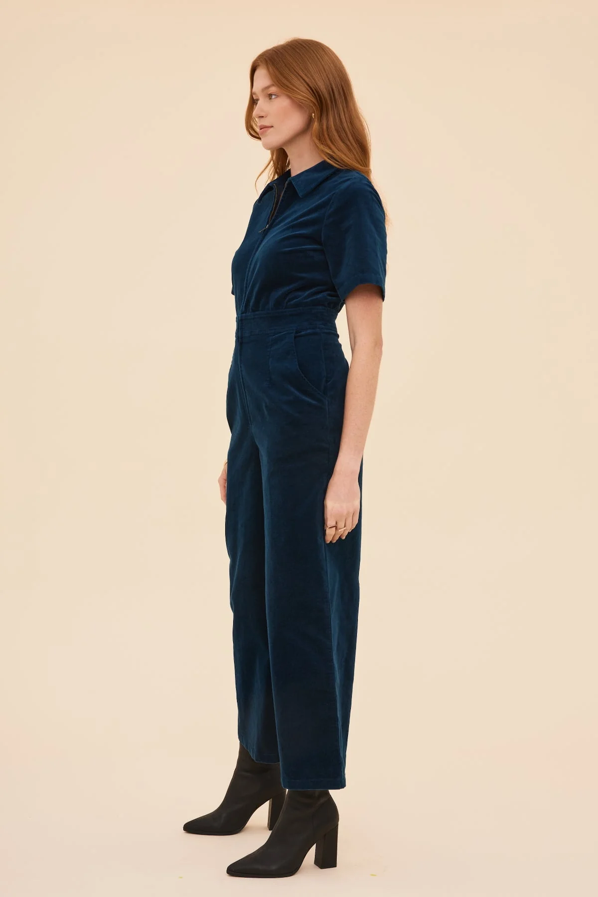 Petrol Velvet Freestyler Jumpsuit - Image 16