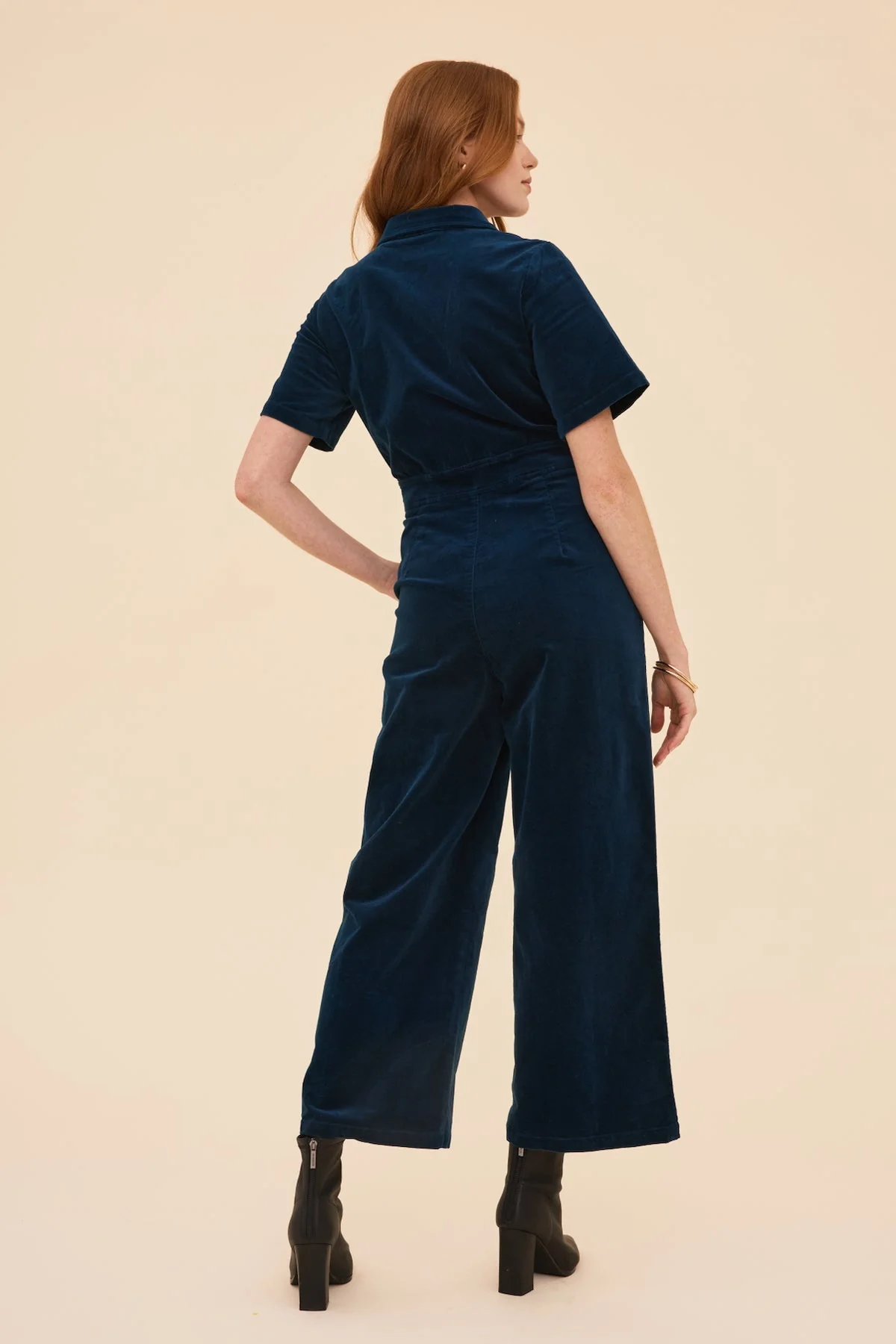Petrol Velvet Freestyler Jumpsuit - Image 19