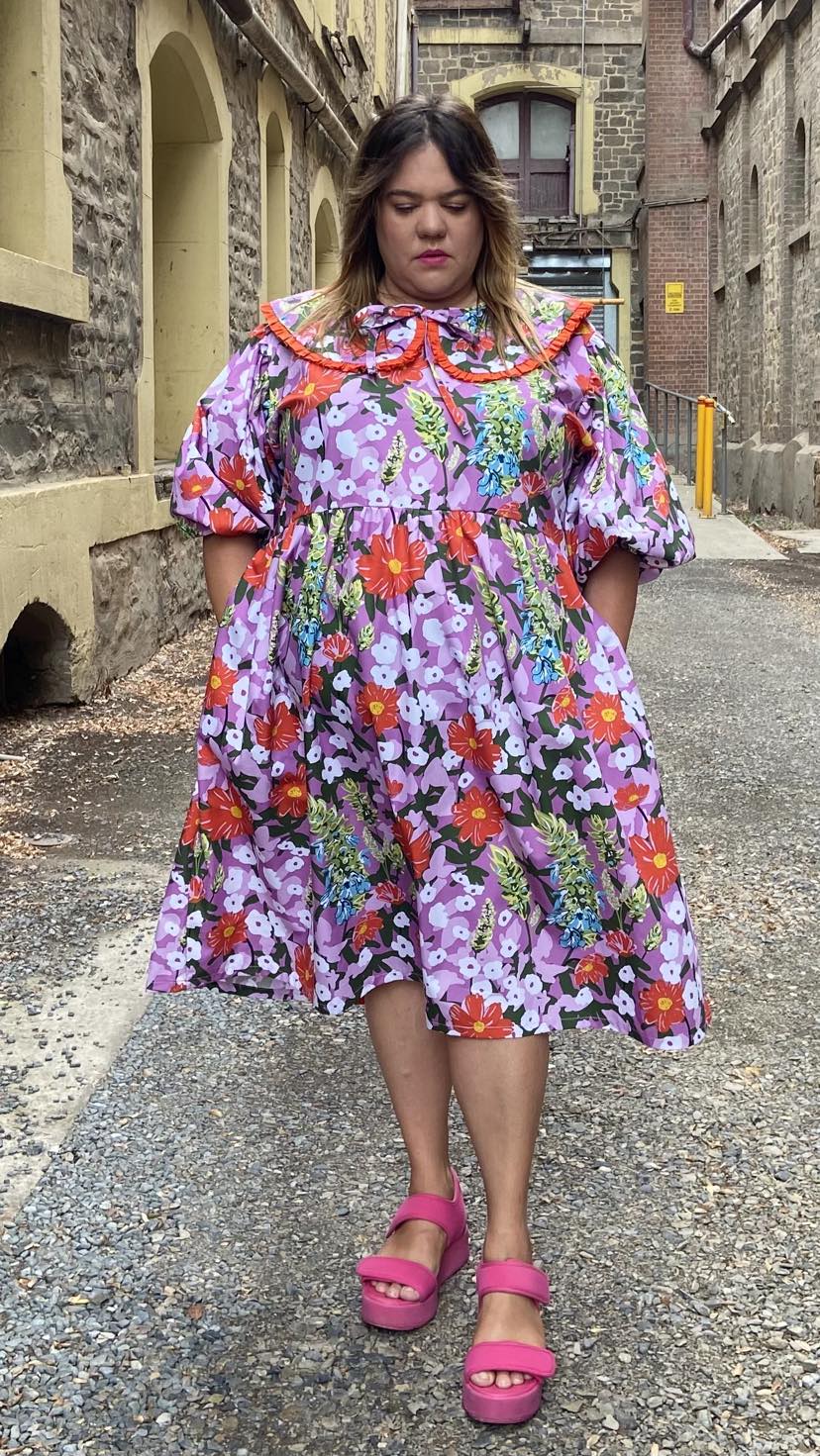 Puff Sleeve Midi Frock - Summer in Salzburg - Image 4