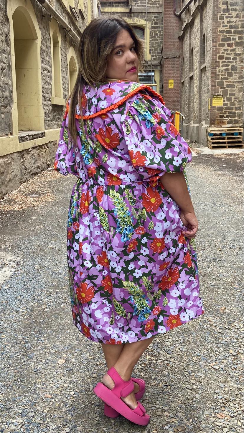 Puff Sleeve Midi Frock - Summer in Salzburg - Image 5