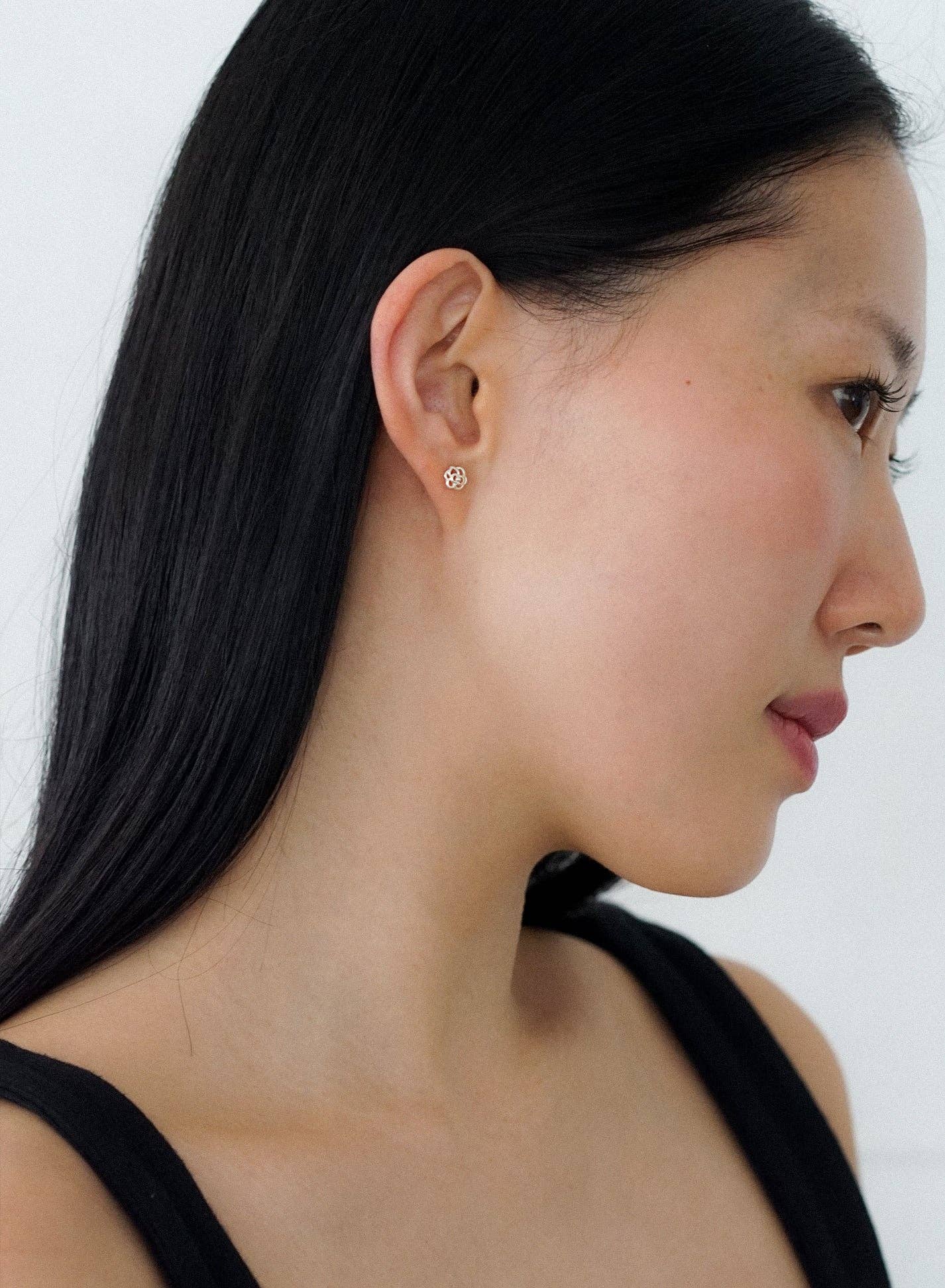 Rose Studs - 925 Sterling Silver - Image 3