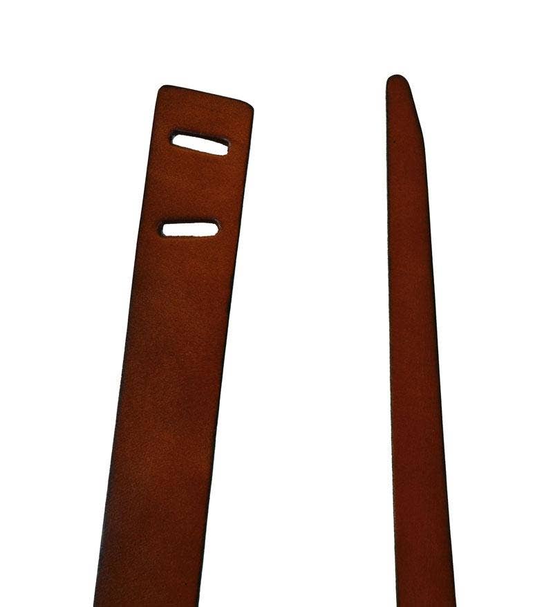 Seaforth Leather Knot Belt - Brown - Image 4