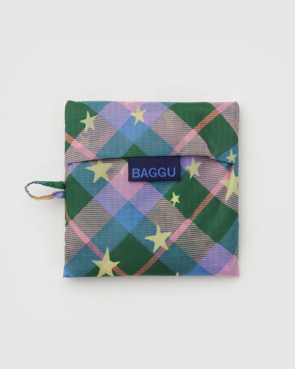 Standard Baggu - Green Star Plaid - Image 3