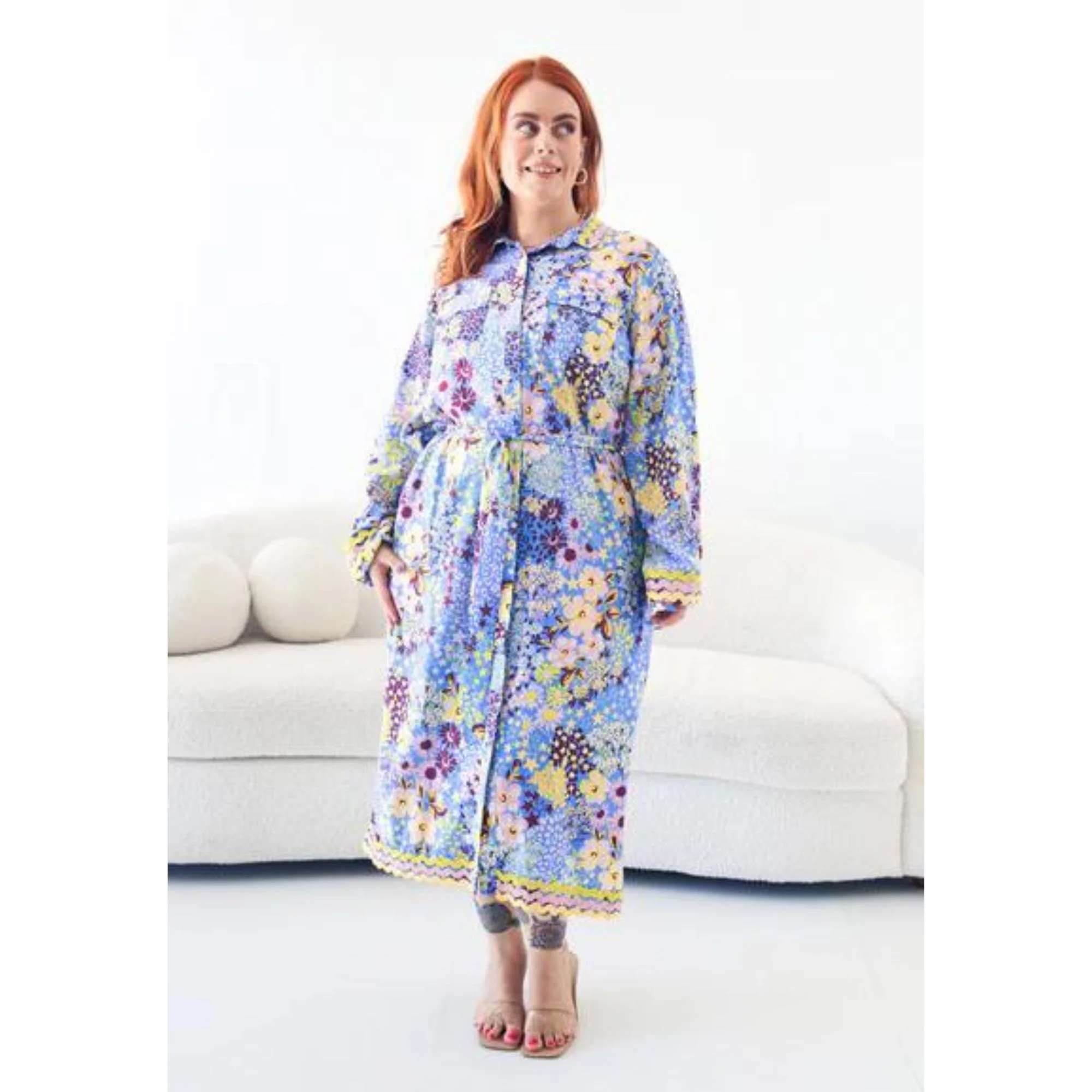 Tapered Dress in Zesty Spring - Image 10