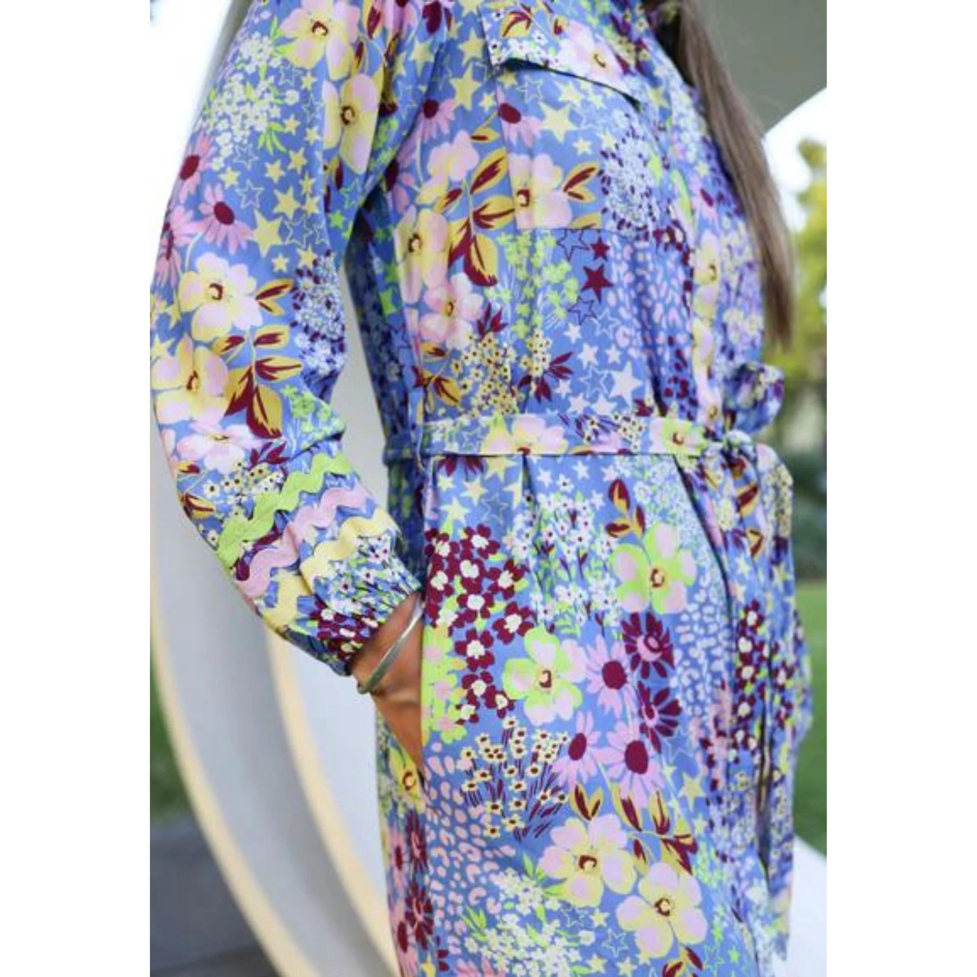 Tapered Dress in Zesty Spring - Image 15
