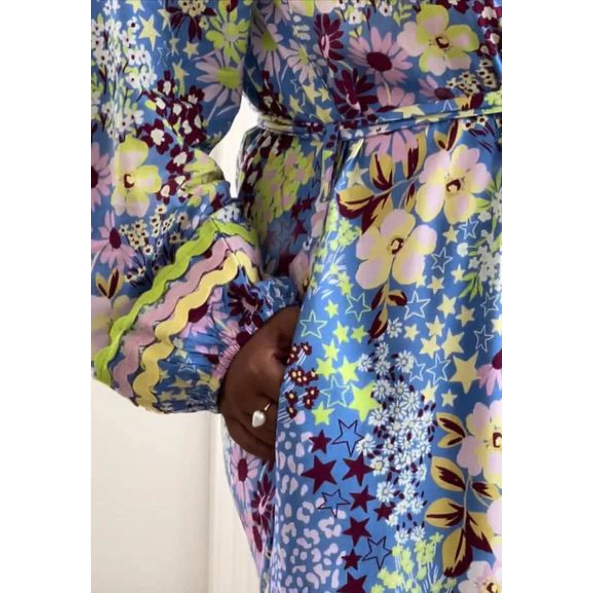 Tapered Dress in Zesty Spring - Image 3