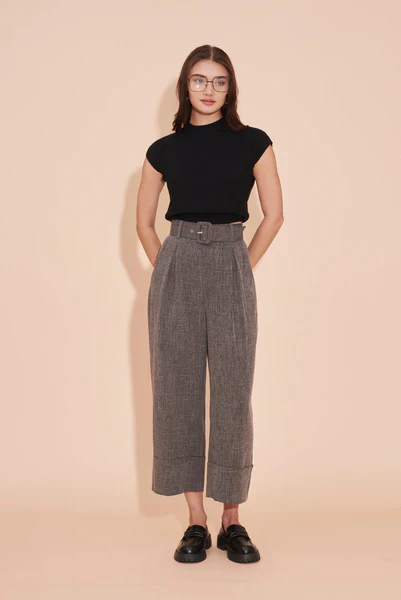 Think Outside The Box High Waisted Pants - Grey - Image 13