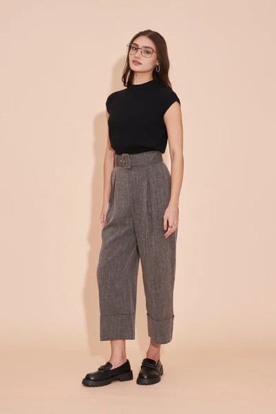 Think Outside The Box High Waisted Pants - Grey - Image 7