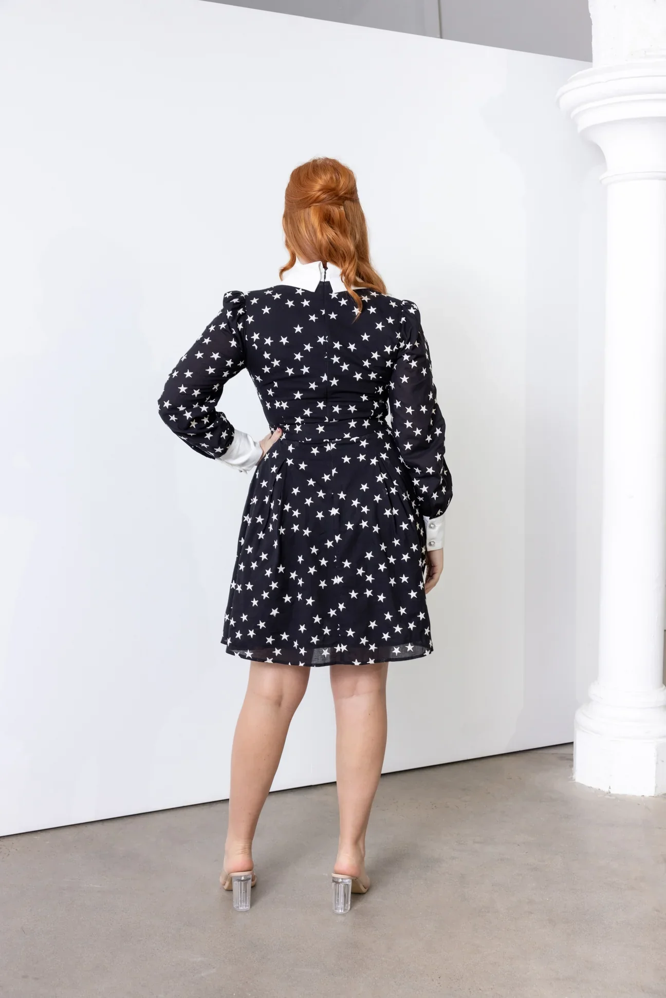 Wednesday Black Star Mini Dress - Image 3