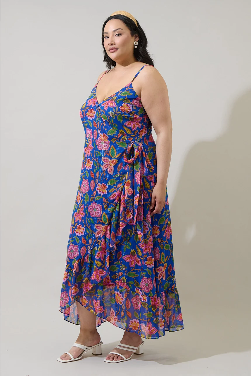 Wendey Floral Zayna Wrap Maxi Dress - Image 4