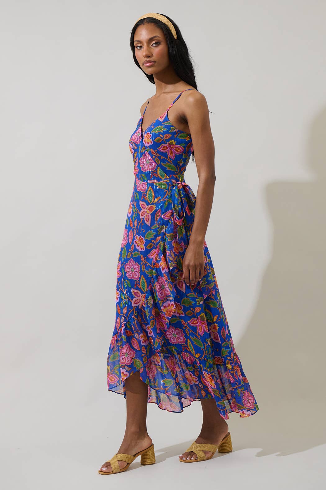 Wendey Floral Zayna Wrap Maxi Dress - Image 7
